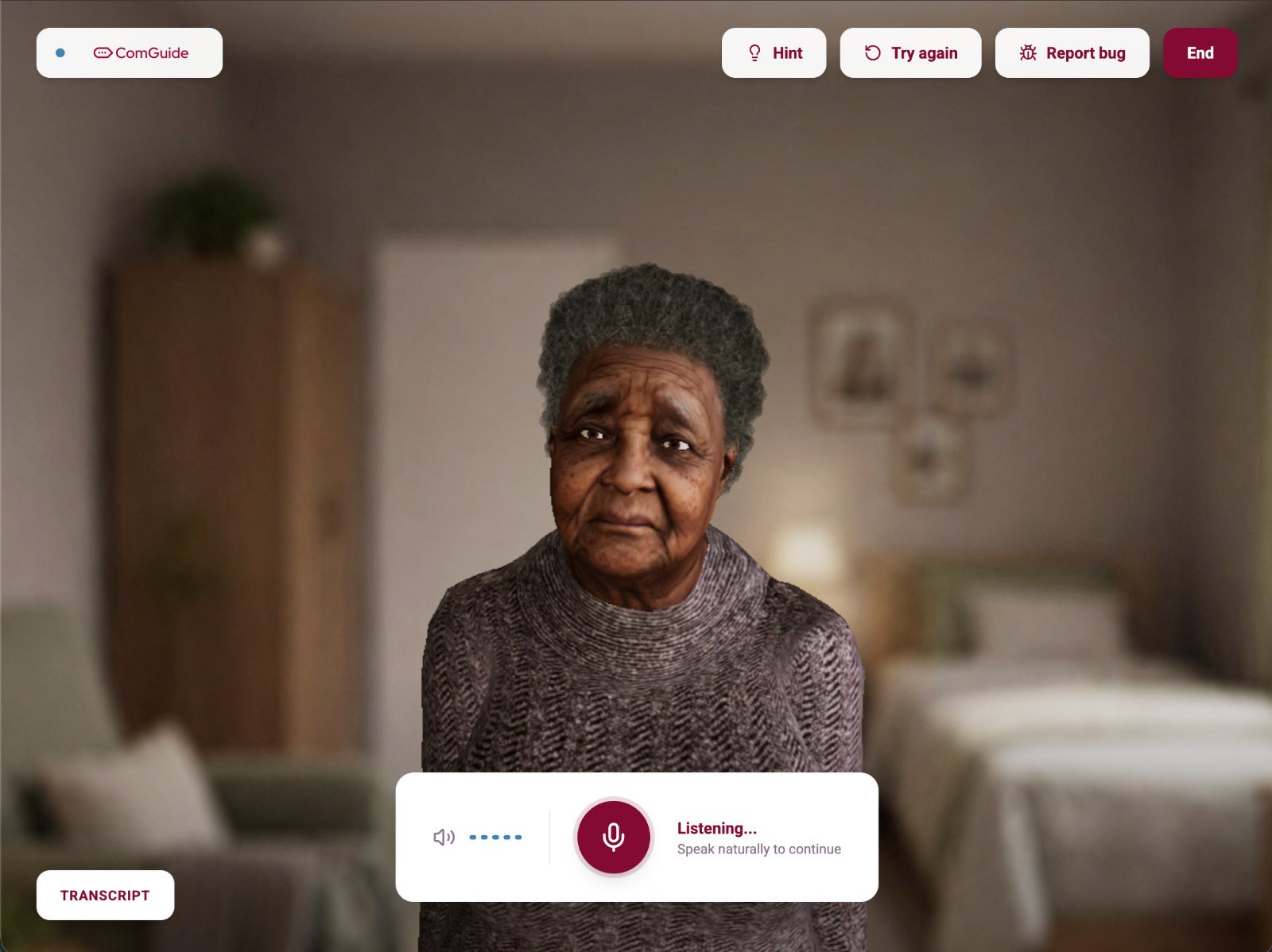 ICU Communication Course: AI Virtual Patients in Moodle